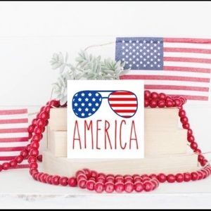 America Sunglasses Tiered Tray Home Decor Sign
